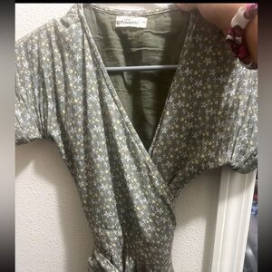 LCW GREEN FLORAL FERN 💛🌼💚